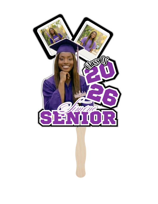 Custom Graduation Fans|Packs of 5