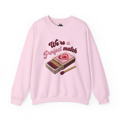 Perfect Match Valentine's Sweatshirt - Couples Matching Crewneck