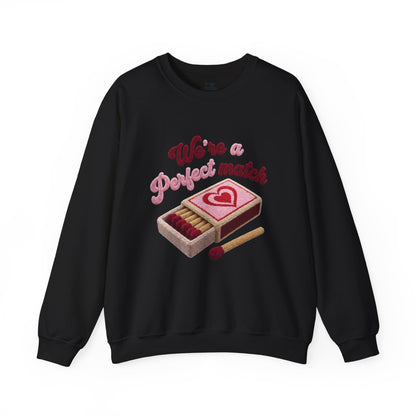 Perfect Match Valentine's Sweatshirt - Couples Matching Crewneck