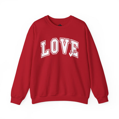 Love Varsity Valentine's Sweatshirt - Women's Valentine's Day Gift