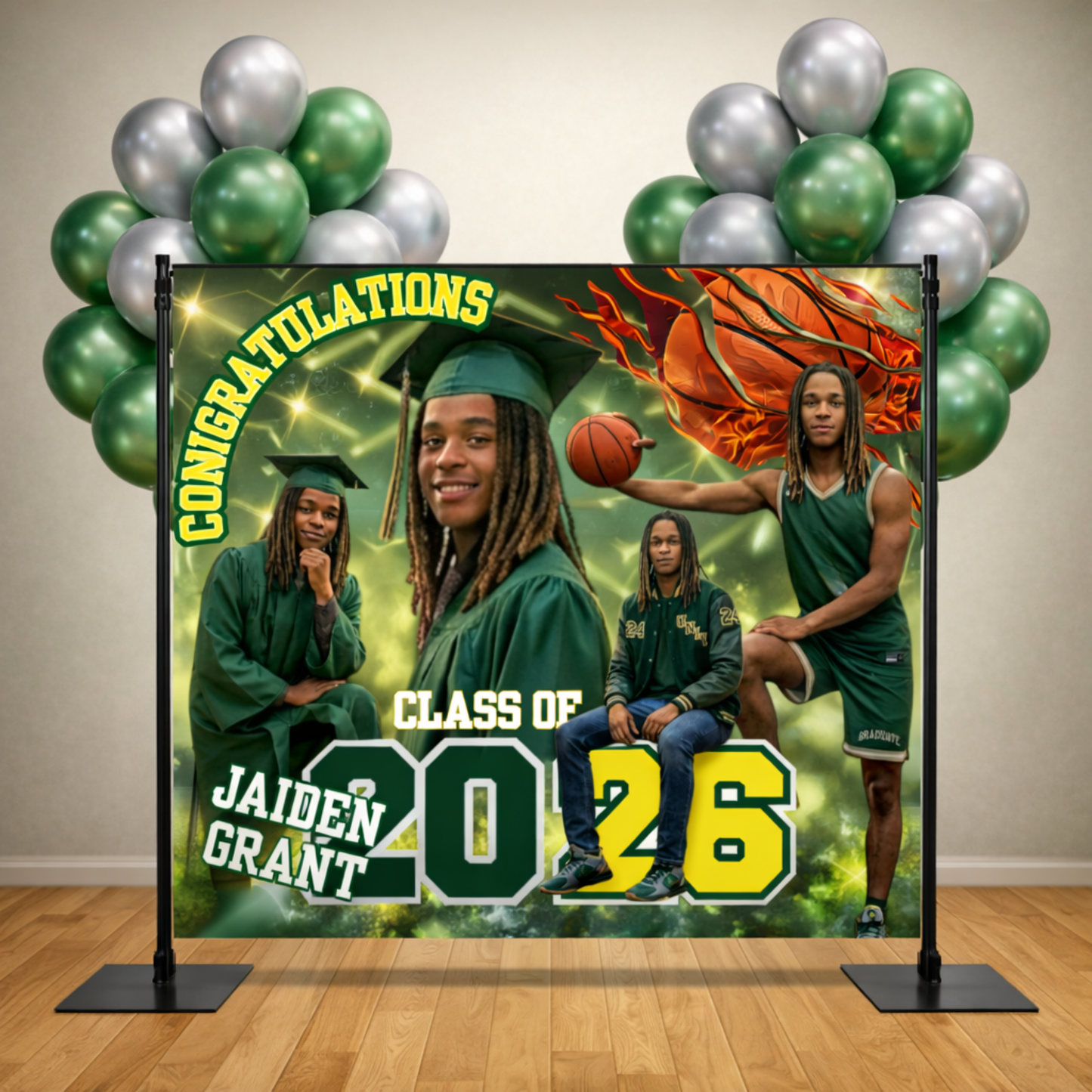 Custom 8x8 Graduation Banner