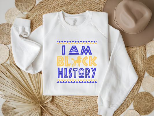 Sigma Gamma Rho I Am Black History Sweatshirt Divine Nine Apparel