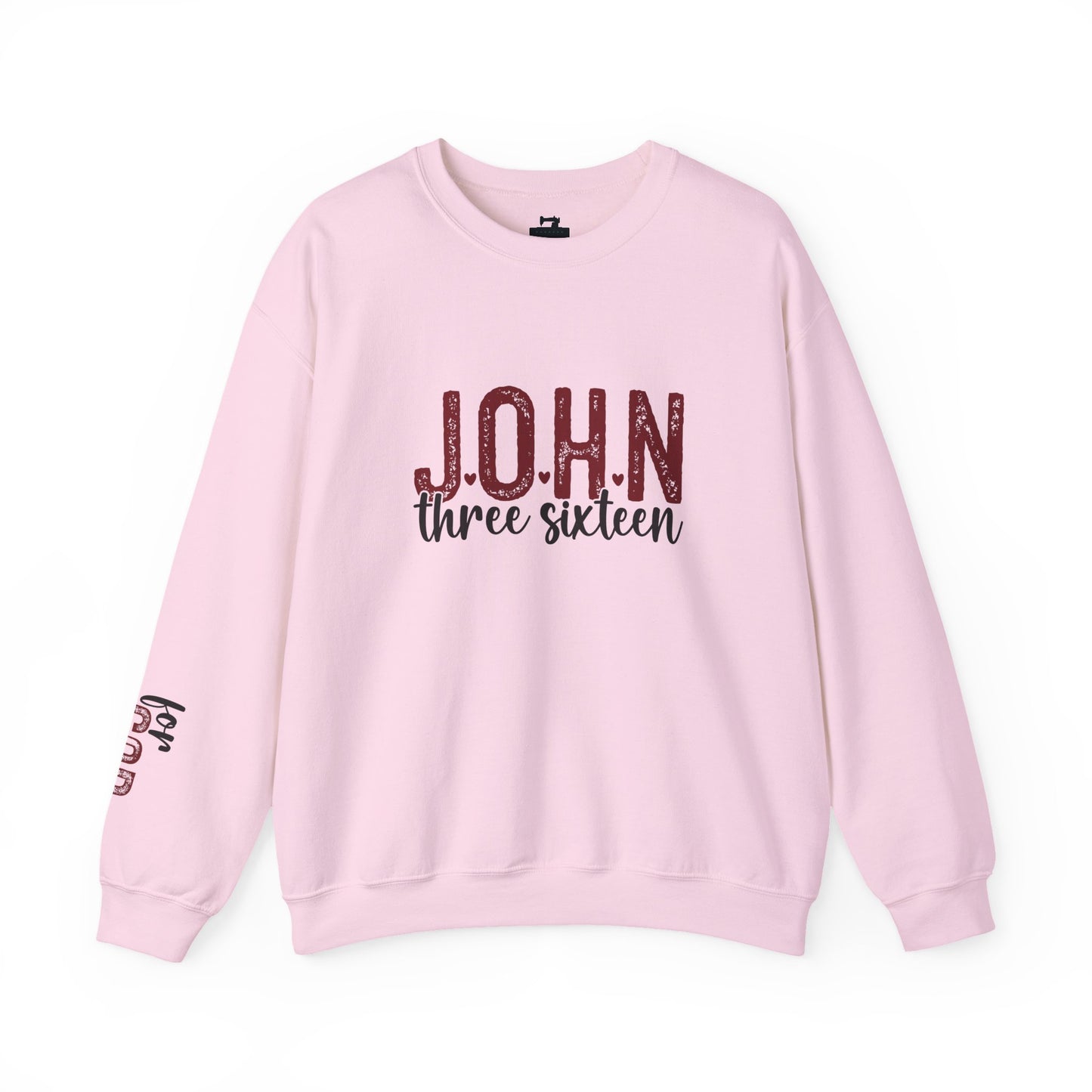 John 3:16 Valentine's Sweatshirt - Christian Love Bible Verse Sweater