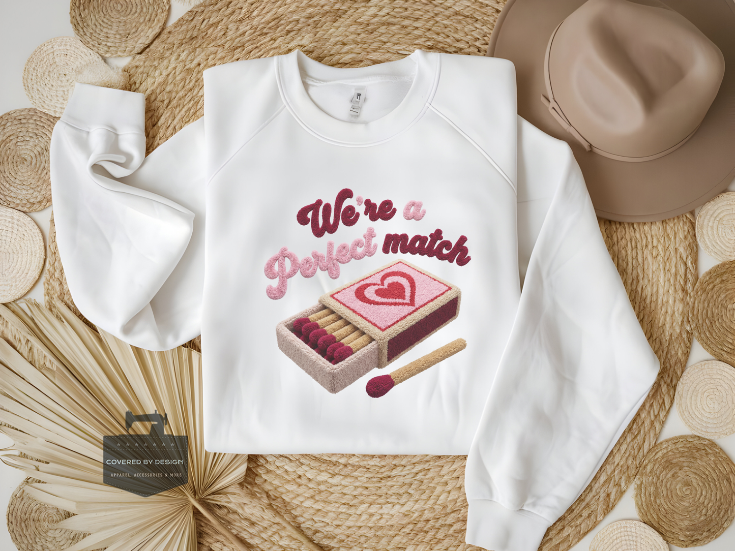 Perfect Match Valentine's Sweatshirt - Couples Matching Crewneck