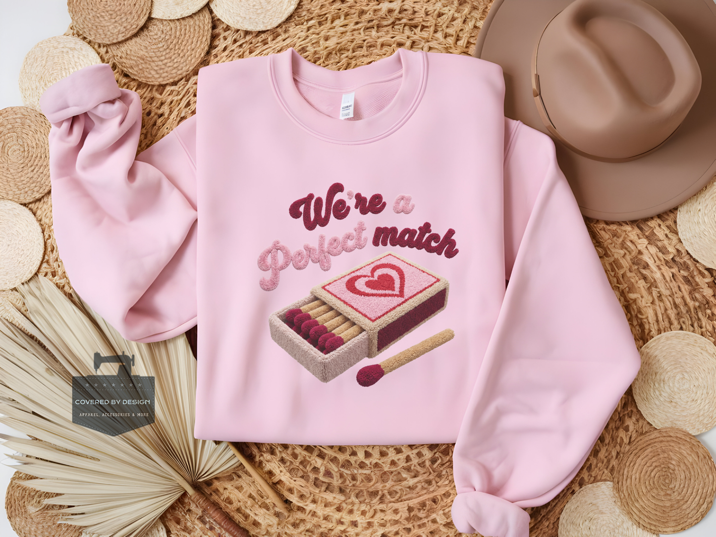 Perfect Match Valentine's Sweatshirt - Couples Matching Crewneck
