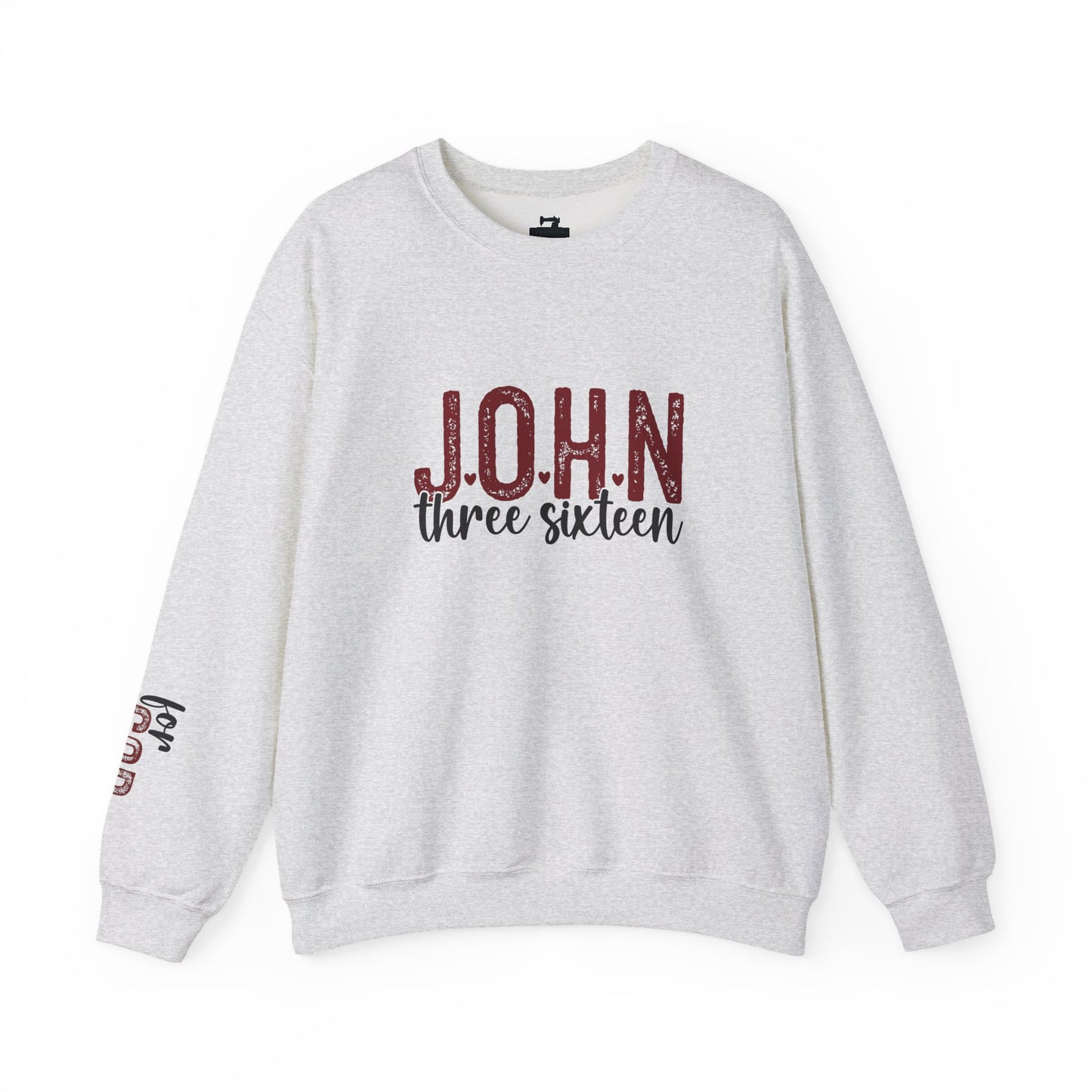 John 3:16 Valentine's Sweatshirt - Christian Love Bible Verse Sweater