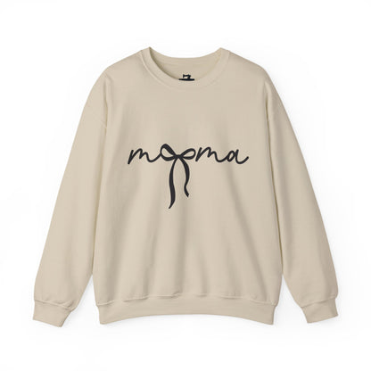 Mama Bow Sweatshirt - Cute Mom Graphic Crewneck