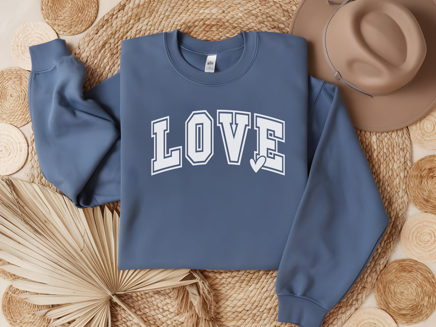 Love Varsity Valentine's Sweatshirt - Women's Valentine's Day Gift